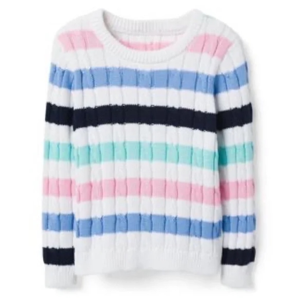 Janie and Jack Pastel Stripe Knit Sweater